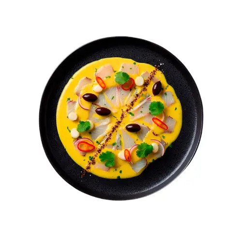 Plato pando estilo japonés 12" 30.5cm negro