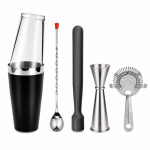 SET DE BARTENDER SHAKER BOSTON GOMA X5PZ