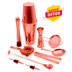 Kit de bar x10 piezas Rosa