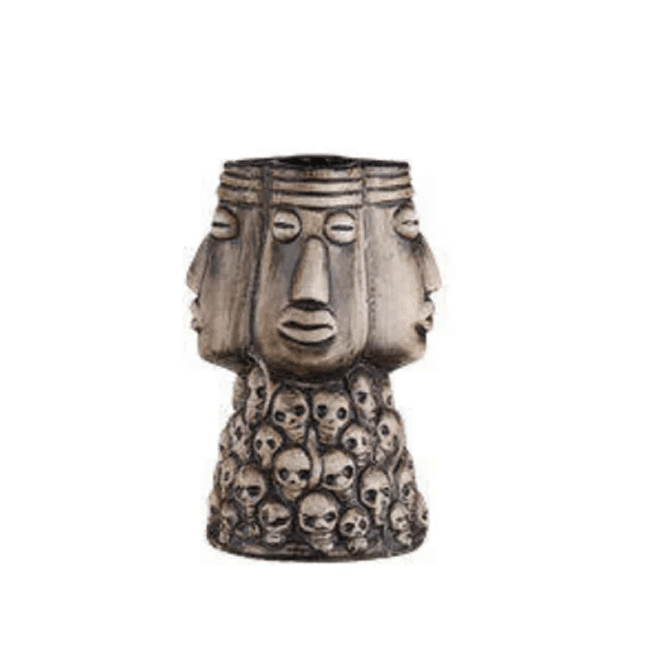 Mug Tiki Moai 4 caras 480ml