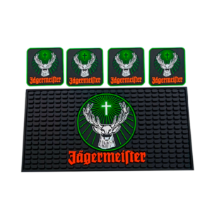 Barmat de Goma 40x20cm Jager Meifter + posavasos