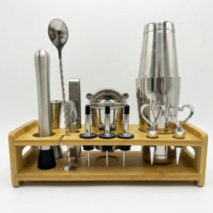 Kit de bar profesional silver x 14 piezas