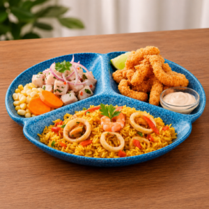 PLATO 3 DIVISIONES 10″ Colores