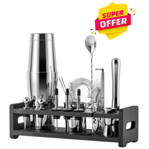 Kit bartender profesional x17piezas Silver